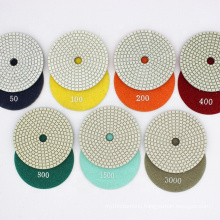 China 100mm wet and dry grinding diamond hot sale polishing pad